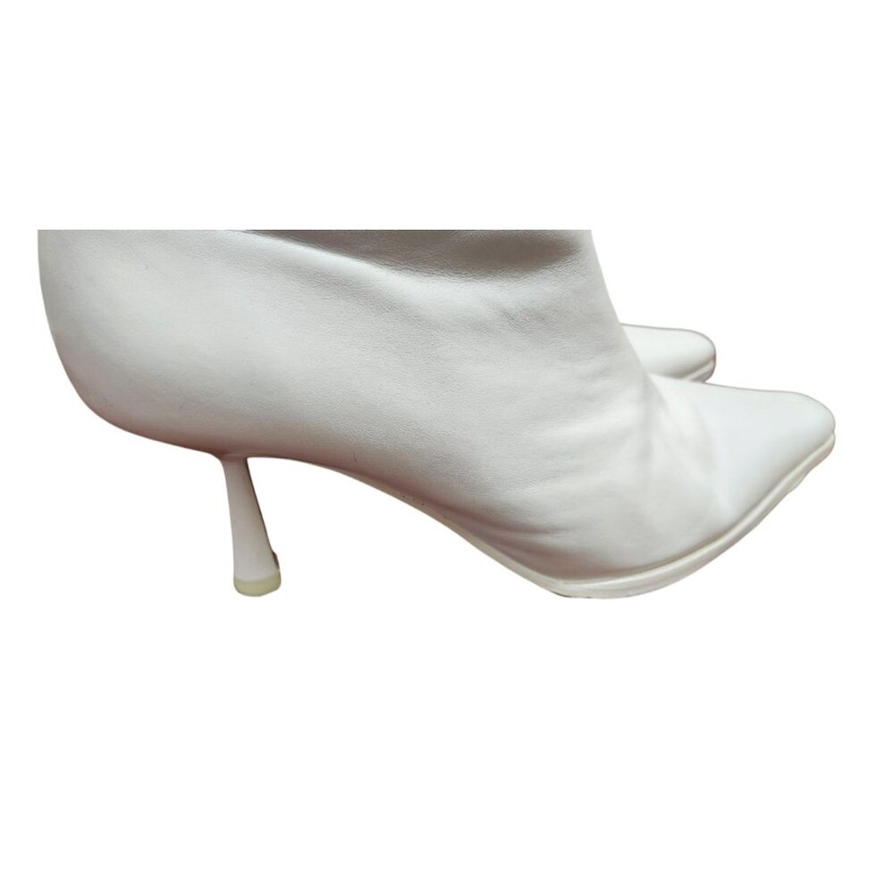 Authentic Raye Leather Boot In White Size 7.5 - image 5